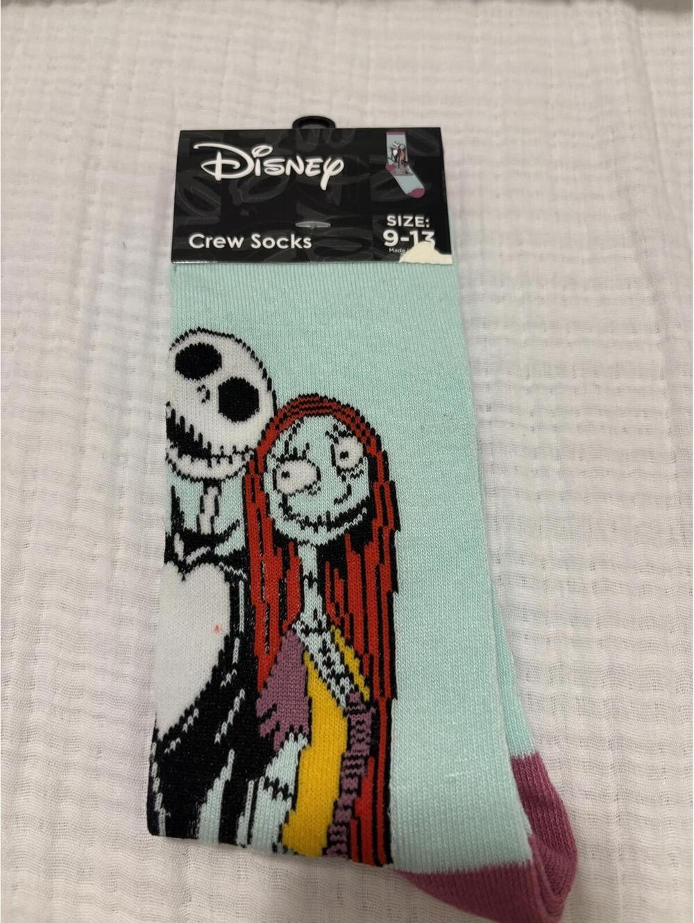 Disney The Nightmare Before Christmas Crew Socks Size 9-13